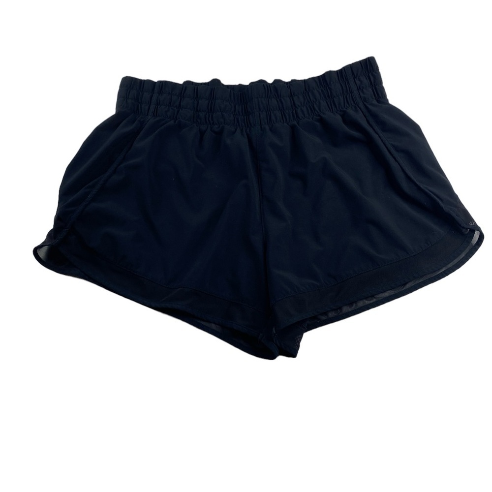 ATHLETA MESH RACER RUN MID RISE 4" SHORT - Picture 2 of 3